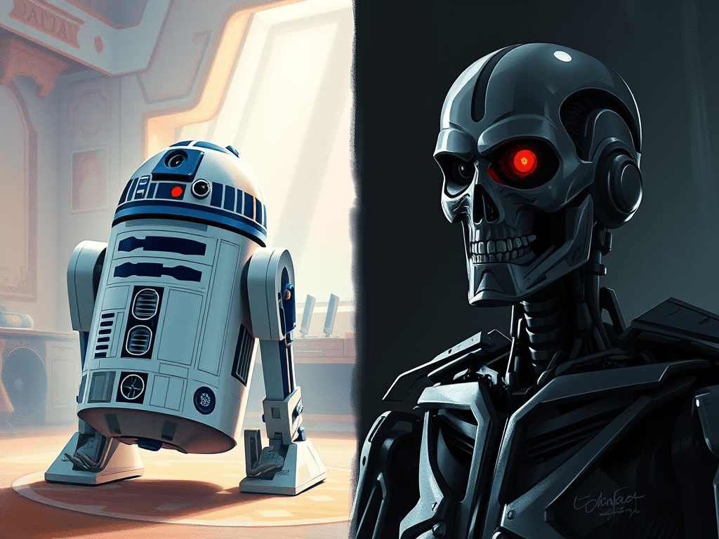 On a scale from R2-D2 to Terminator, what is your comfortability with&nbsp;AI?